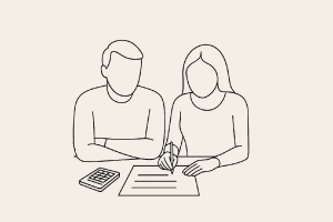 資金計画のイラスト